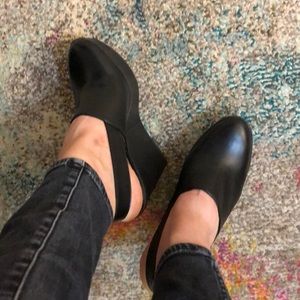 Robert Clergerie Black Platform Wedges